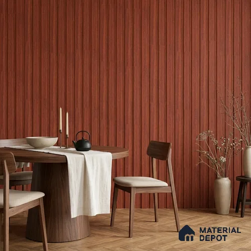 Wooden Look PN 06843 9.2 ft x 4.9 inch Charcoal Panel - 12 mm | Suitable for Living Room, Bedroom & TV Cabinet | Width is Subjected to 5% Variation