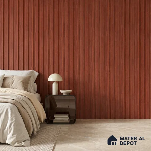 Wooden Look PN 06843 9.2 ft x 4.9 inch Charcoal Panel - 12 mm | Suitable for Living Room, Bedroom & TV Cabinet | Width is Subjected to 5% Variation