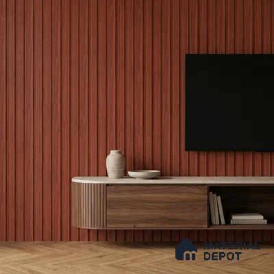 Wooden Look PN 06843 9.2 ft x 4.9 inch Charcoal Panel - 12 mm | Suitable for Living Room, Bedroom & TV Cabinet | Width is Subjected to 5% Variation