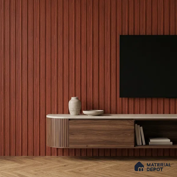 Wooden Look PN 06843 9.2 ft x 4.9 inch Charcoal Panel - 12 mm | Suitable for Living Room, Bedroom & TV Cabinet | Width is Subjected to 5% Variation