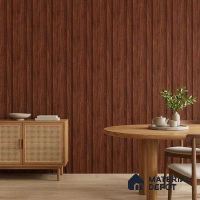Wooden Look PN 06845 9.2 ft x 4.9 inch Charcoal Panel - 12 mm | Suitable for Living Room, Bedroom & TV Cabinet | Width is Subjected to 5% Variation