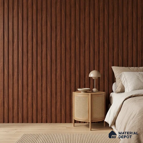 Wooden Look PN 06845 9.2 ft x 4.9 inch Charcoal Panel - 12 mm | Suitable for Living Room, Bedroom & TV Cabinet | Width is Subjected to 5% Variation