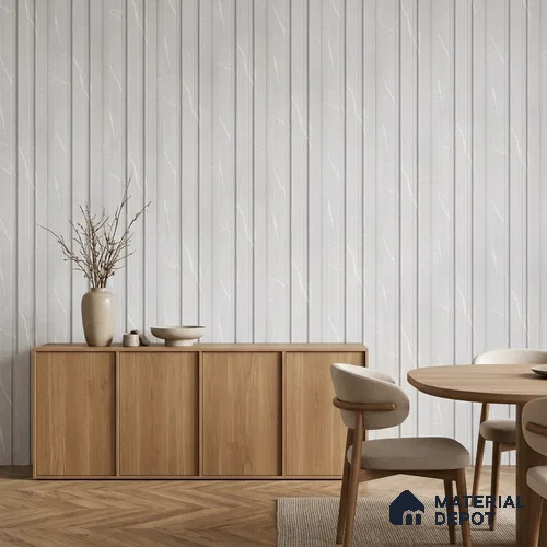 Dove Grey Marble Look PN 06847 9.2 ft x 4.9 inch Charcoal Panel - 12 mm | Suitable for Living Room, Bedroom & TV Cabinet | Width is Subjected to 5% Variation