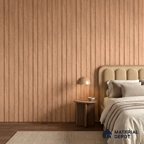 Wooden Look PN 06848 9.2 ft x 4.9 inch Charcoal Panel - 12 mm | Suitable for Living Room, Bedroom & TV Cabinet | Width is Subjected to 5% Variation