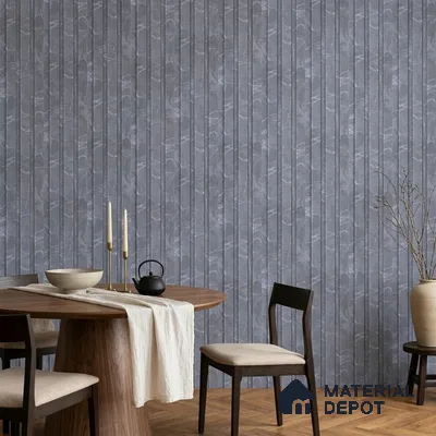 Slate Grey Marble Look PN 06852 9.2 ft x 4.9 inch Charcoal Panel - 12 mm | Suitable for Living Room, Bedroom & TV Cabinet | Width is Subjected to 5% Variation