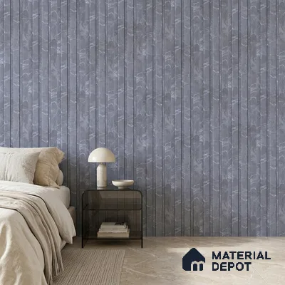Slate Grey Marble Look PN 06852 9.2 ft x 4.9 inch Charcoal Panel - 12 mm | Suitable for Living Room, Bedroom & TV Cabinet | Width is Subjected to 5% Variation