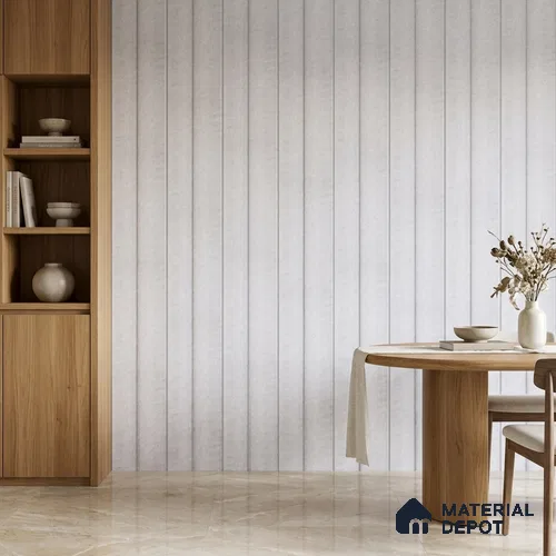 Dove Grey Marble Look PN 06858 9.2 ft x 7.8 inch Charcoal Panel - 16 mm | Suitable for Living Room, Bedroom & TV Cabinet | Width is Subjected to 5% Variation