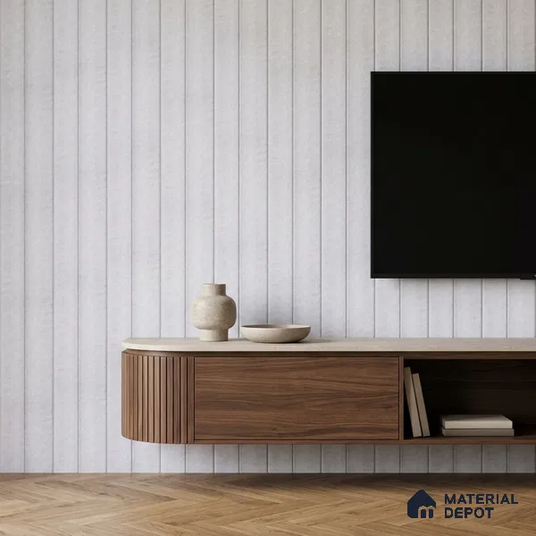 Dove Grey Marble Look PN 06858 9.2 ft x 7.8 inch Charcoal Panel - 16 mm | Suitable for Living Room, Bedroom & TV Cabinet | Width is Subjected to 5% Variation