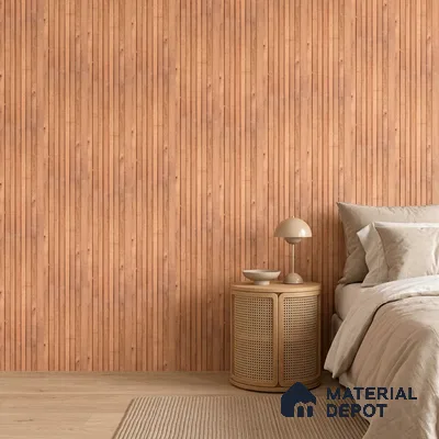 Wooden Look PN 06864 9.2 ft x 6.1 inch Charcoal Panel - 16 mm | Suitable for Living Room, Bedroom & TV Cabinet | Width is Subjected to 5% Variation