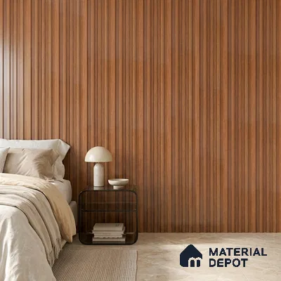 Wooden Look PN 06868 9.2 ft x 6.1 inch Charcoal Panel - 16 mm | Suitable for Living Room, Bedroom & TV Cabinet | Width is Subjected to 5% Variation