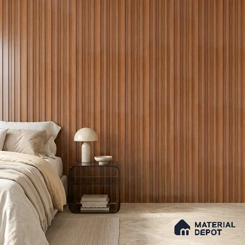 Wooden Look PN 06868 9.2 ft x 6.1 inch Charcoal Panel - 16 mm | Suitable for Living Room, Bedroom & TV Cabinet | Width is Subjected to 5% Variation
