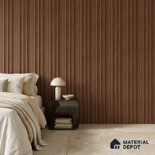 Wooden Look PN 06869 9.2 ft x 6.1 inch Charcoal Panel - 16 mm | Suitable for Living Room, Bedroom & TV Cabinet | Width is Subjected to 5% Variation