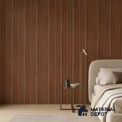 Wooden Look PN 06870 9.2 ft x 6.1 inch Charcoal Panel - 16 mm | Suitable for Living Room, Bedroom & TV Cabinet | Width is Subjected to 5% Variation