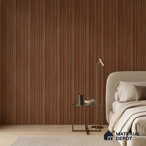 Wooden Look PN 06870 9.2 ft x 6.1 inch Charcoal Panel - 16 mm | Suitable for Living Room, Bedroom & TV Cabinet | Width is Subjected to 5% Variation