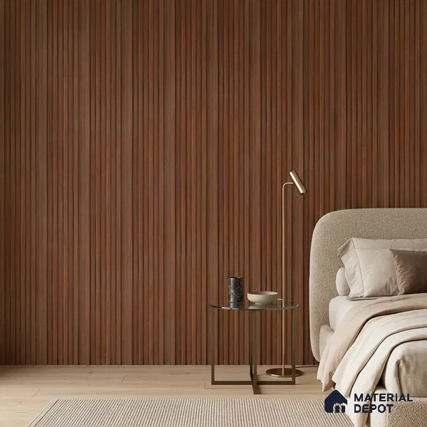 Wooden Look PN 06870 9.2 ft x 6.1 inch Charcoal Panel - 16 mm | Suitable for Living Room, Bedroom & TV Cabinet | Width is Subjected to 5% Variation