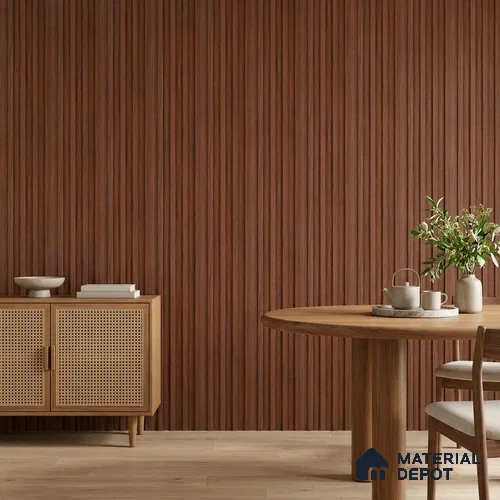 Wooden Look PN 06872 9.2 ft x 6.1 inch Charcoal Panel - 16 mm | Suitable for Living Room, Bedroom & TV Cabinet | Width is Subjected to 5% Variation