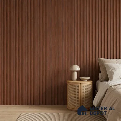 Wooden Look PN 06872 9.2 ft x 6.1 inch Charcoal Panel - 16 mm | Suitable for Living Room, Bedroom & TV Cabinet | Width is Subjected to 5% Variation