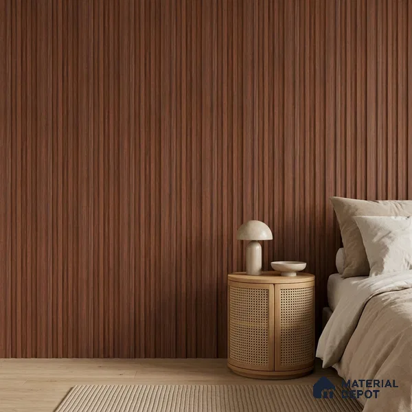 Wooden Look PN 06872 9.2 ft x 6.1 inch Charcoal Panel - 16 mm | Suitable for Living Room, Bedroom & TV Cabinet | Width is Subjected to 5% Variation