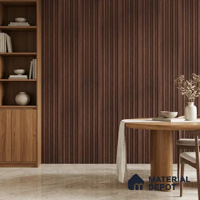 Wooden Look PN 06873 9.2 ft x 6.1 inch Charcoal Panel - 16 mm | Suitable for Living Room, Bedroom & TV Cabinet | Width is Subjected to 5% Variation