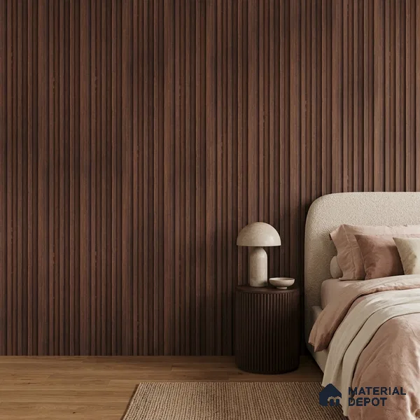 Wooden Look PN 06873 9.2 ft x 6.1 inch Charcoal Panel - 16 mm | Suitable for Living Room, Bedroom & TV Cabinet | Width is Subjected to 5% Variation