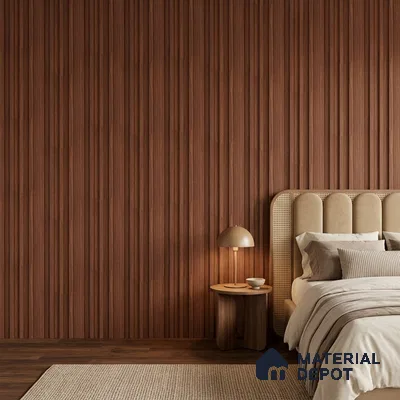 Wooden Look PN 06874 9.2 ft x 6.1 inch Charcoal Panel - 16 mm | Suitable for Living Room, Bedroom & TV Cabinet | Width is Subjected to 5% Variation