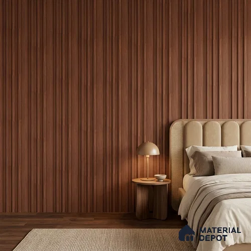 Wooden Look PN 06874 9.2 ft x 6.1 inch Charcoal Panel - 16 mm | Suitable for Living Room, Bedroom & TV Cabinet | Width is Subjected to 5% Variation