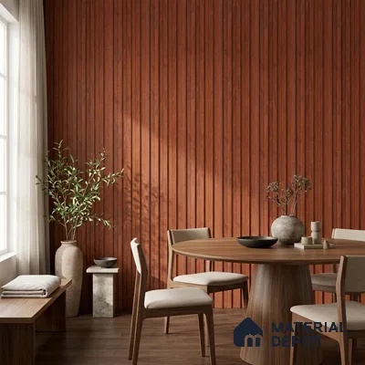 Wooden Look PN 06875 9.2 ft x 6.1 inch Charcoal Panel - 16 mm | Suitable for Living Room, Bedroom & TV Cabinet | Width is Subjected to 5% Variation