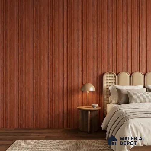 Wooden Look PN 06875 9.2 ft x 6.1 inch Charcoal Panel - 16 mm | Suitable for Living Room, Bedroom & TV Cabinet | Width is Subjected to 5% Variation