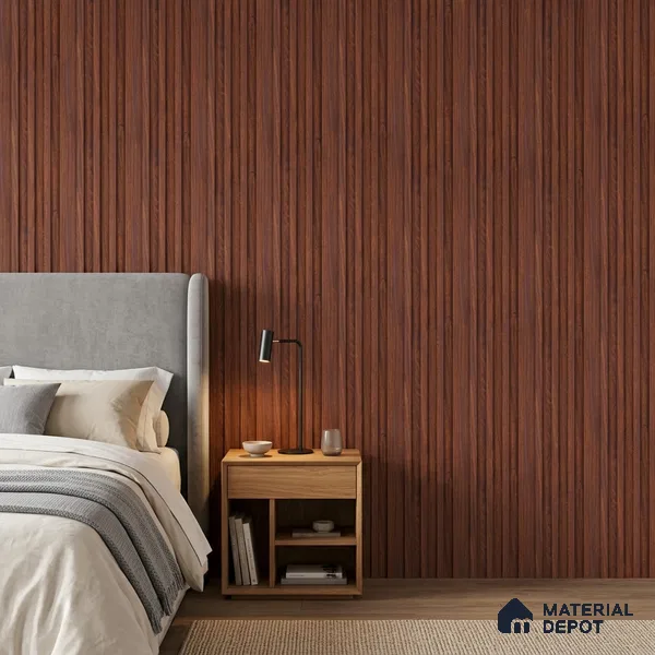 Wooden Look PN 06876 9.2 ft x 6.1 inch Charcoal Panel - 16 mm | Suitable for Living Room, Bedroom & TV Cabinet | Width is Subjected to 5% Variation