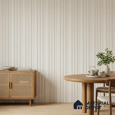 Ivory Beige Plain Colour Look PN 06879 9.2 ft x 6.1 inch Charcoal Panel - 16 mm | Suitable for Living Room, Bedroom & TV Cabinet | Width is Subjected to 5% Variation