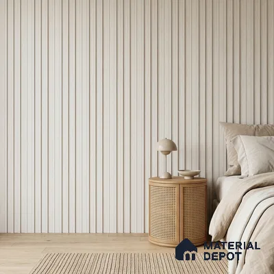 Ivory Beige Plain Colour Look PN 06879 9.2 ft x 6.1 inch Charcoal Panel - 16 mm | Suitable for Living Room, Bedroom & TV Cabinet | Width is Subjected to 5% Variation