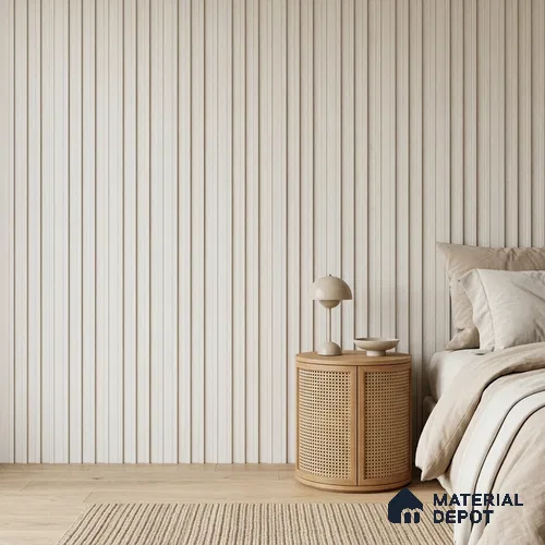 Ivory Beige Plain Colour Look PN 06879 9.2 ft x 6.1 inch Charcoal Panel - 16 mm | Suitable for Living Room, Bedroom & TV Cabinet | Width is Subjected to 5% Variation
