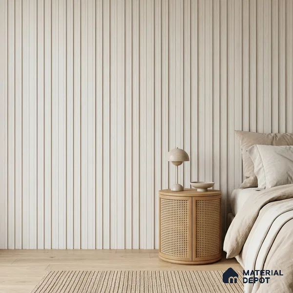 Ivory Beige Plain Colour Look PN 06879 9.2 ft x 6.1 inch Charcoal Panel - 16 mm | Suitable for Living Room, Bedroom & TV Cabinet | Width is Subjected to 5% Variation