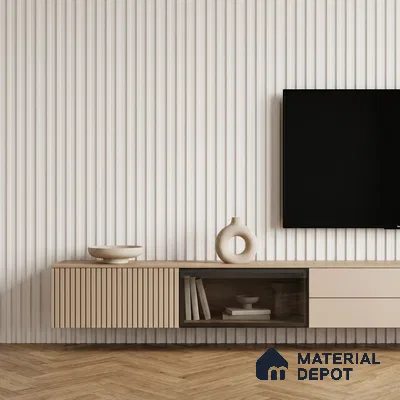 Dove Grey Marble Look PN 06880 9.2 ft x 6.1 inch Charcoal Panel - 16 mm | Suitable for Living Room, Bedroom & TV Cabinet | Width is Subjected to 5% Variation