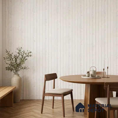 Ivory Beige Marble Look PN 06882 9.2 ft x 6.1 inch Charcoal Panel - 16 mm | Suitable for Living Room, Bedroom & TV Cabinet | Width is Subjected to 5% Variation