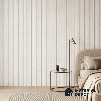 Ivory Beige Marble Look PN 06882 9.2 ft x 6.1 inch Charcoal Panel - 16 mm | Suitable for Living Room, Bedroom & TV Cabinet | Width is Subjected to 5% Variation