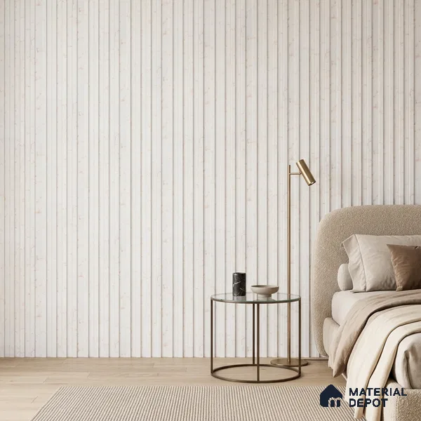 Ivory Beige Marble Look PN 06882 9.2 ft x 6.1 inch Charcoal Panel - 16 mm | Suitable for Living Room, Bedroom & TV Cabinet | Width is Subjected to 5% Variation