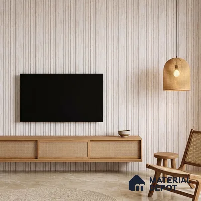 Dove Grey Marble Look PN 06885 9.2 ft x 6.1 inch Charcoal Panel - 16 mm | Suitable for Living Room, Bedroom & TV Cabinet | Width is Subjected to 5% Variation