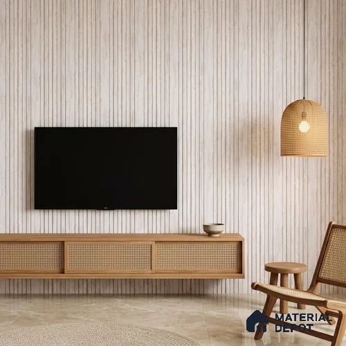 Dove Grey Marble Look PN 06885 9.2 ft x 6.1 inch Charcoal Panel - 16 mm | Suitable for Living Room, Bedroom & TV Cabinet | Width is Subjected to 5% Variation