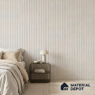 Dove Grey Marble Look PN 06886 9.2 ft x 6.1 inch Charcoal Panel - 16 mm | Suitable for Living Room, Bedroom & TV Cabinet | Width is Subjected to 5% Variation