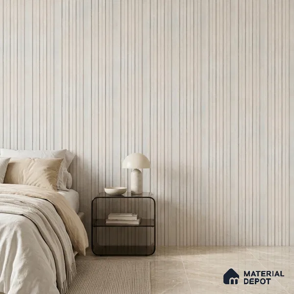Dove Grey Marble Look PN 06886 9.2 ft x 6.1 inch Charcoal Panel - 16 mm | Suitable for Living Room, Bedroom & TV Cabinet | Width is Subjected to 5% Variation