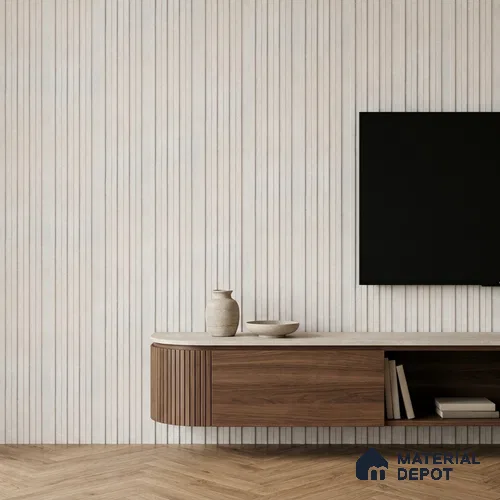 Dove Grey Marble Look PN 06886 9.2 ft x 6.1 inch Charcoal Panel - 16 mm | Suitable for Living Room, Bedroom & TV Cabinet | Width is Subjected to 5% Variation