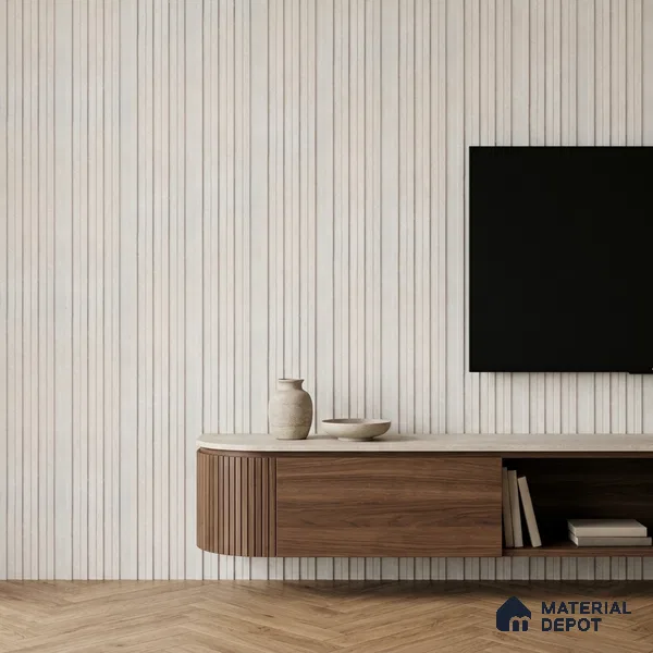Dove Grey Marble Look PN 06886 9.2 ft x 6.1 inch Charcoal Panel - 16 mm | Suitable for Living Room, Bedroom & TV Cabinet | Width is Subjected to 5% Variation