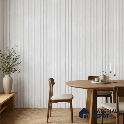 Dove Grey Marble Look PN 06887 9.2 ft x 6.1 inch Charcoal Panel - 16 mm | Suitable for Living Room, Bedroom & TV Cabinet | Width is Subjected to 5% Variation