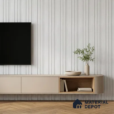 Dove Grey Marble Look PN 06887 9.2 ft x 6.1 inch Charcoal Panel - 16 mm | Suitable for Living Room, Bedroom & TV Cabinet | Width is Subjected to 5% Variation