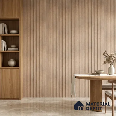Cappuccino Beige Marble Look PN 06888 9.2 ft x 6.1 inch Charcoal Panel - 16 mm | Suitable for Living Room, Bedroom & TV Cabinet | Width is Subjected to 5% Variation
