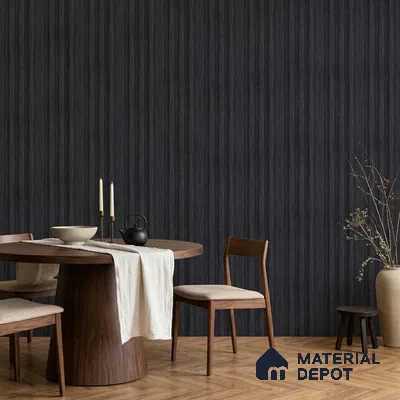 Graphite Black Marble Look PN 06891 9.2 ft x 6.1 inch Charcoal Panel - 16 mm | Suitable for Living Room, Bedroom & TV Cabinet | Width is Subjected to 5% Variation