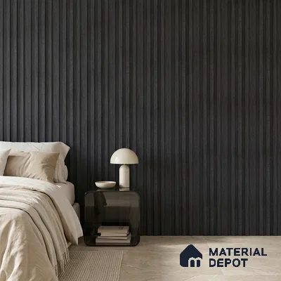 Graphite Black Marble Look PN 06891 9.2 ft x 6.1 inch Charcoal Panel - 16 mm | Suitable for Living Room, Bedroom & TV Cabinet | Width is Subjected to 5% Variation