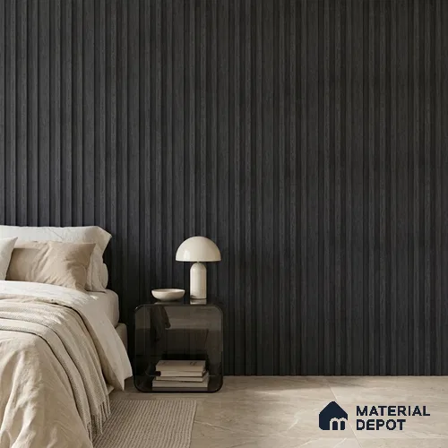 Graphite Black Marble Look PN 06891 9.2 ft x 6.1 inch Charcoal Panel - 16 mm | Suitable for Living Room, Bedroom & TV Cabinet | Width is Subjected to 5% Variation