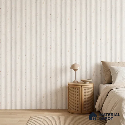 Ivory Beige Marble Look PN 06896 8 ft x 6 inch Charcoal Panel - 6 mm | Suitable for Living Room, Bedroom & TV Cabinet | Width is Subjected to 5% Variation